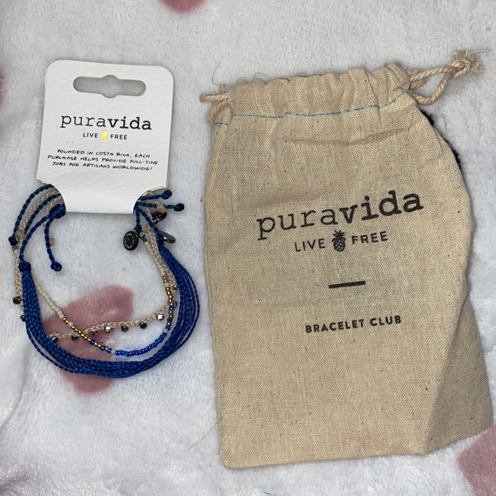 Pura Vida Bracelets BRAND NWT, 3ct., comes with original pouch